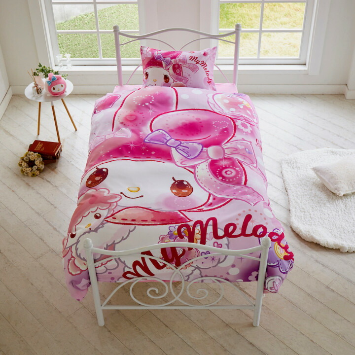 楽天市場】マイメロディ 絵羽 布団カバー 3点セット シングル 枕カバー