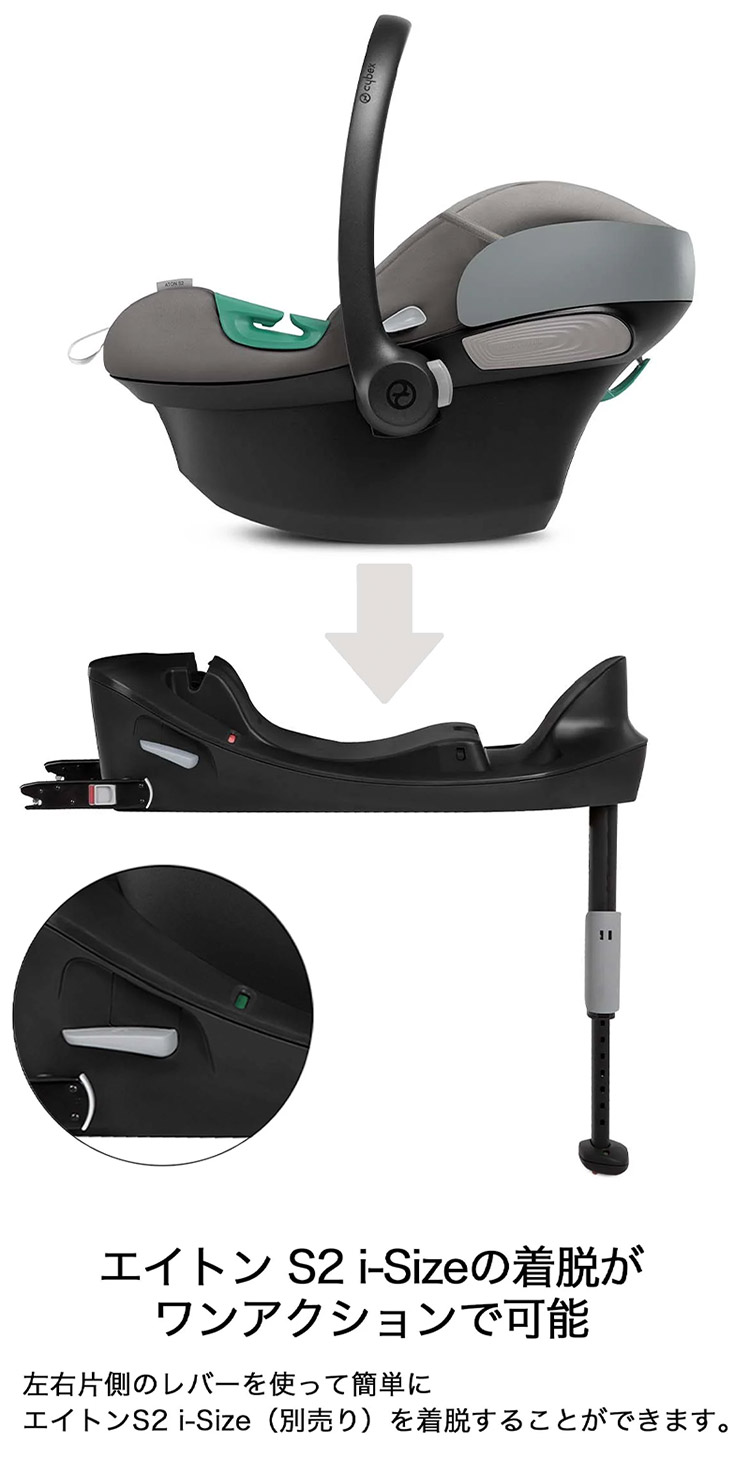 楽天市場】CYBEX サイベックス ベース ONE エイトンS2 i-Size 専用