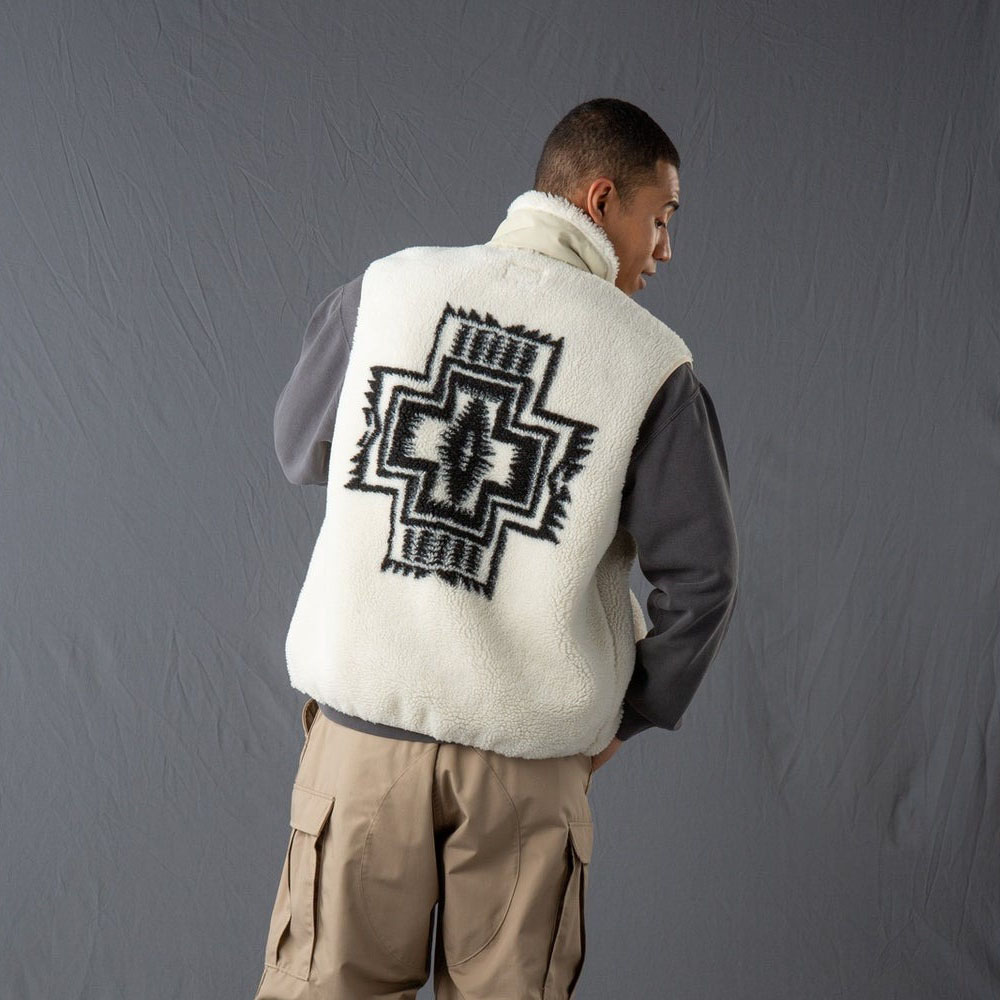 USA製 Pendletonペンドルトン ネイティブ柄 チマヨベスト 40 M