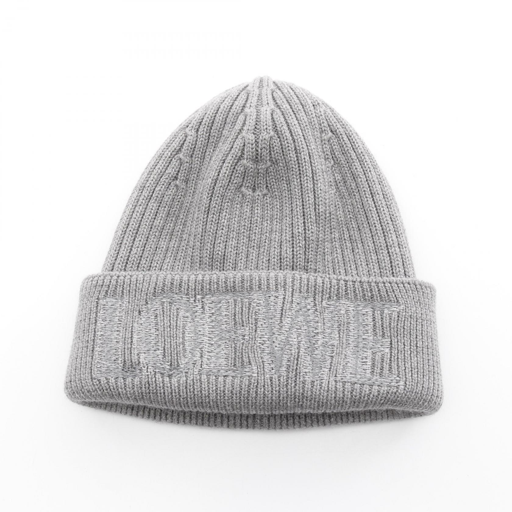 楽天市場】ロエベ LOEWE ニットキャップ 帽子 ウール グレー系 【中古