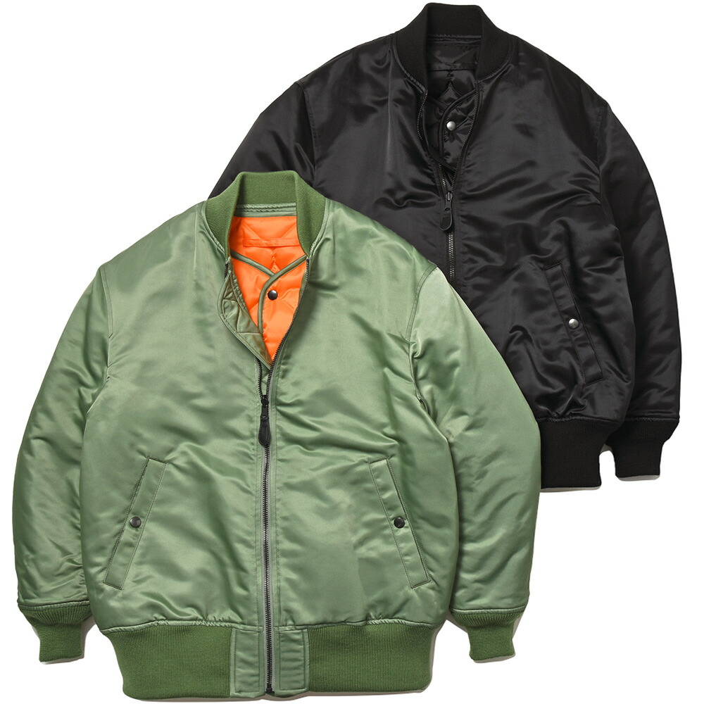 楽天市場】Scye サイナイロン コットン ツイル リバーシブル 中綿 MA-1