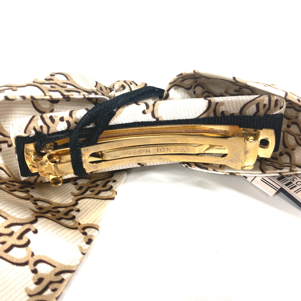 楽天市場】FENDI フェンディ FXT114 ロゴ リボン ヘアクリップ ヘア