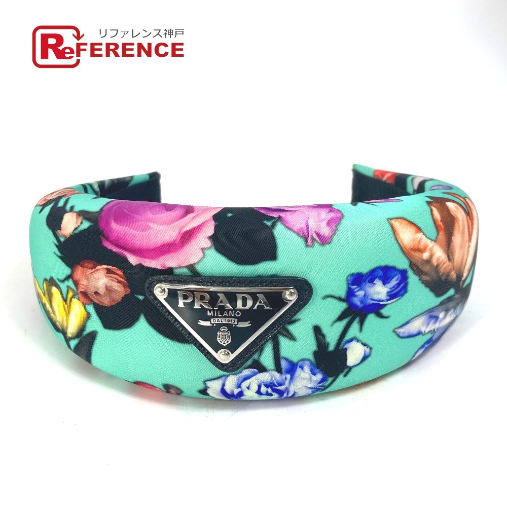 楽天市場】PRADA プラダ フラワー 花柄 トライアングルロゴ 三角ロゴ