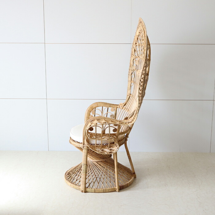 楽天市場】ポイント10倍SALE籐編み ピーコックチェアラタン チェア