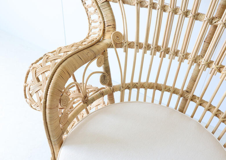 楽天市場】ポイント10倍SALE籐編み ピーコックチェアラタン チェア