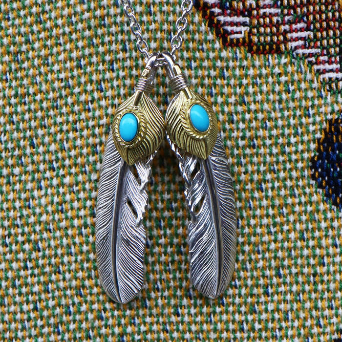 楽天市場】TADY&KING ハートK18フェザー金縄ターコイズ Lサイズ