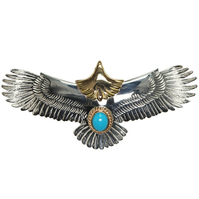 楽天市場】TADY&KING特大イーグル頭金 金縄ターコイズ : TADY＆KING