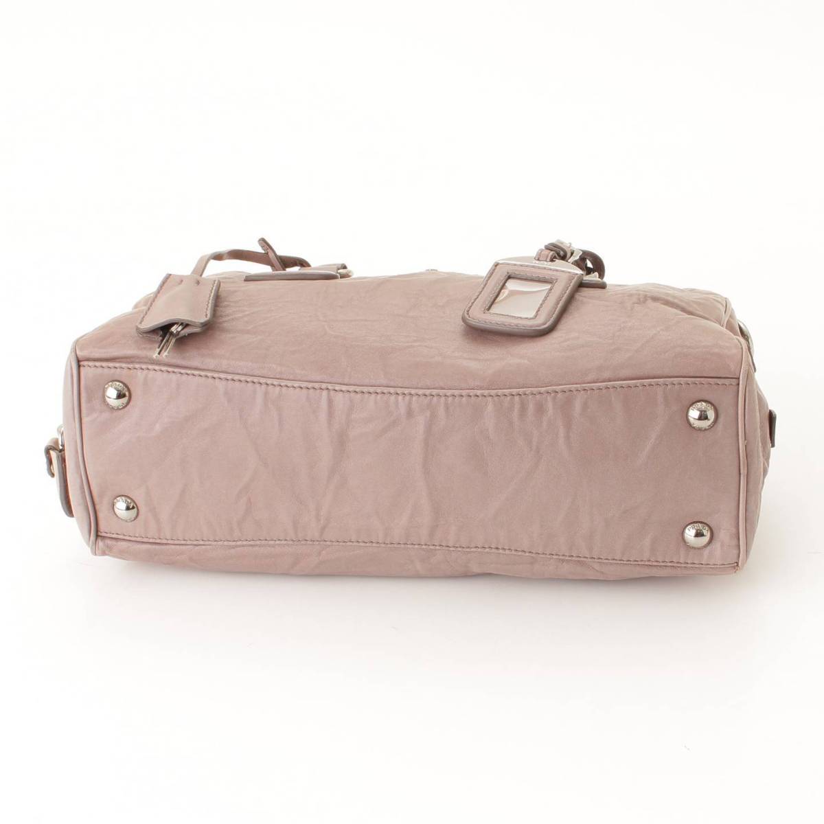 楽天市場】【プラダ】Prada ナッパアンティーク 2WAY ミニボストン