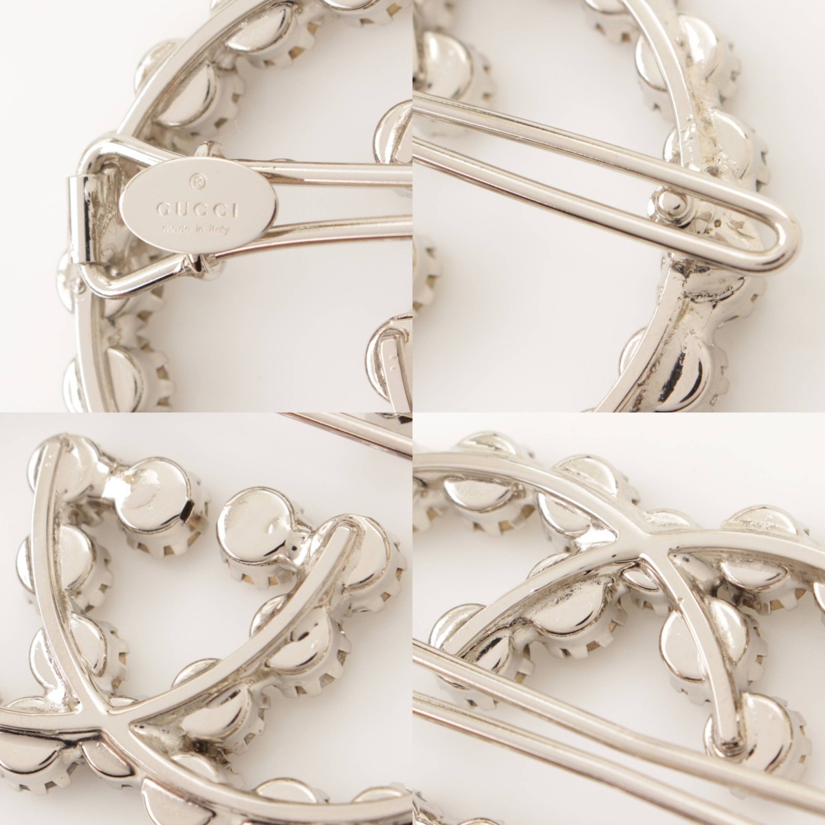 楽天市場】【グッチ】Gucci クリスタル インターロッキングG ヘア