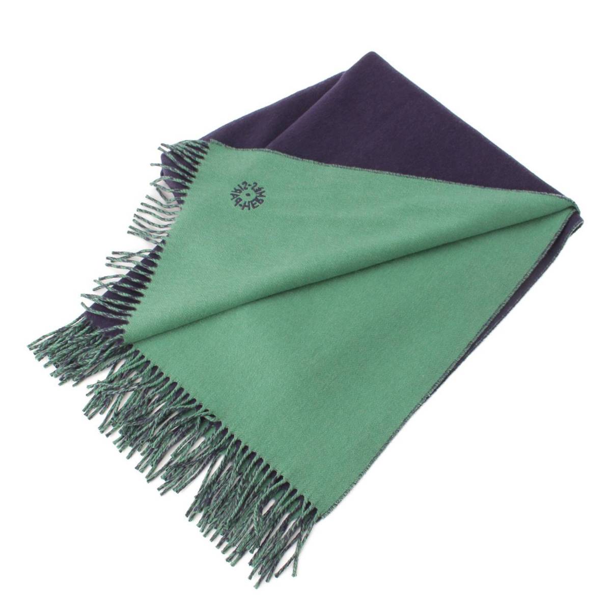 楽天市場】【エルメス】Hermes ロゴ カシミヤ ダブルフェイス