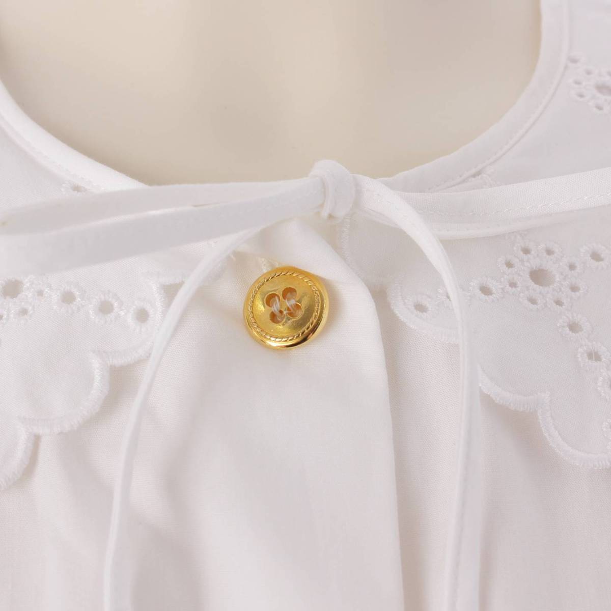 楽天市場】【ミュウミュウ】Miu Miu 21年 ホワイトポプリン デザイン襟