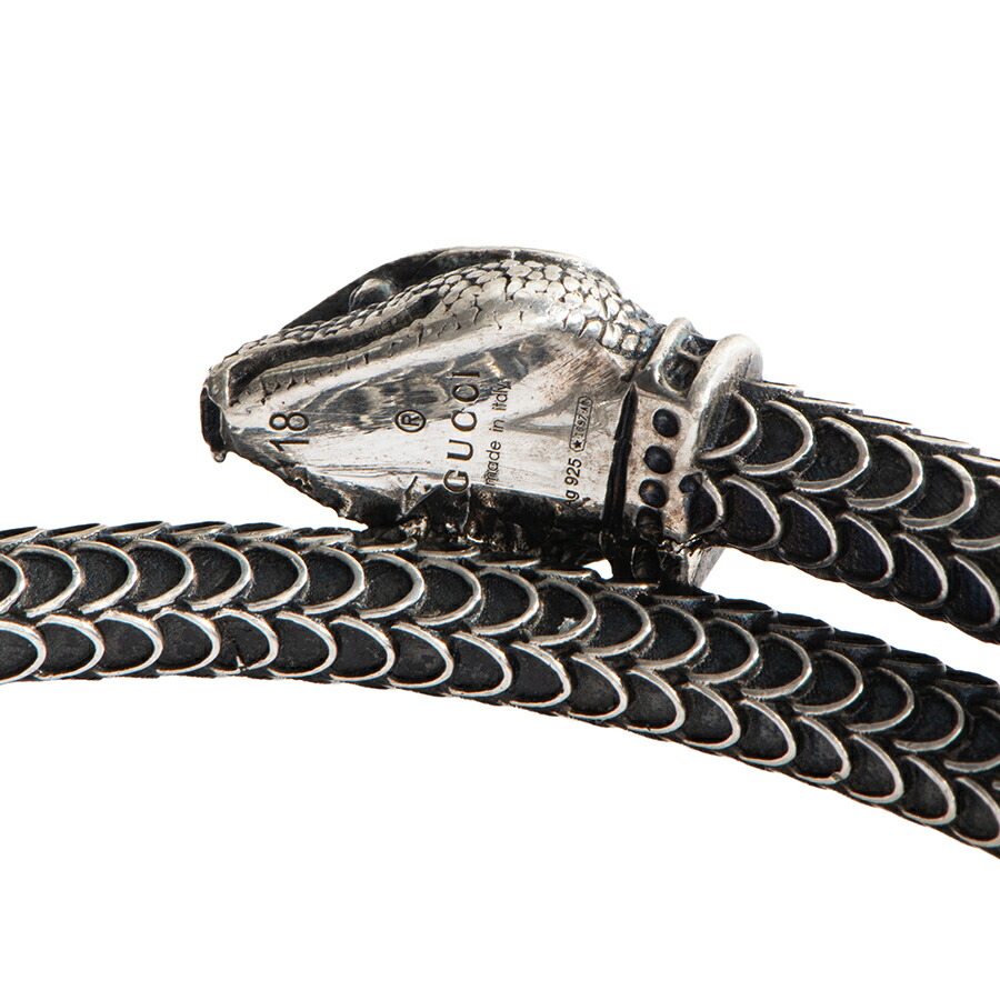 楽天市場】GUCCI グッチ ガーデン シルバー スネーク バングル