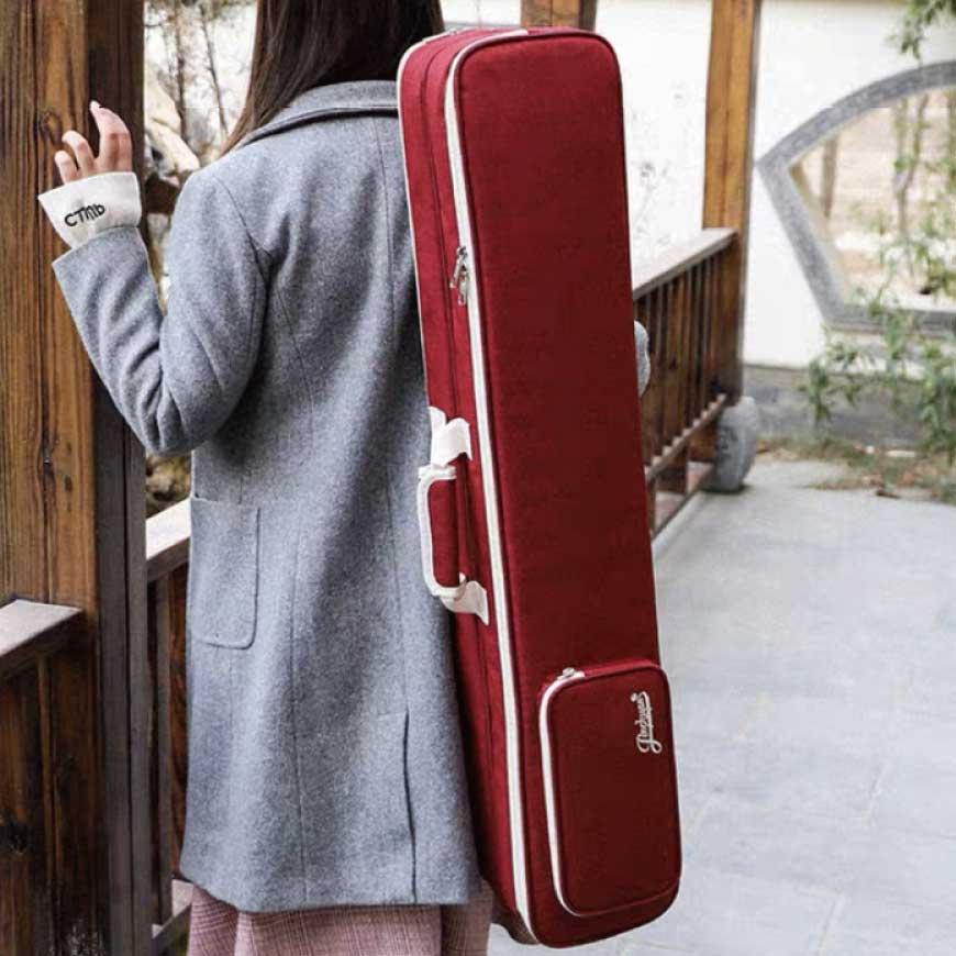 楽天市場】ダブルサイズ（2本収納）二胡ソフトケース【グレー】 : 林