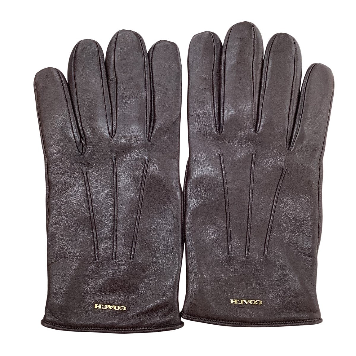 12/19まで限定価格)COACH 本革手袋L 新品 Xmasプレゼントに 12/19まで