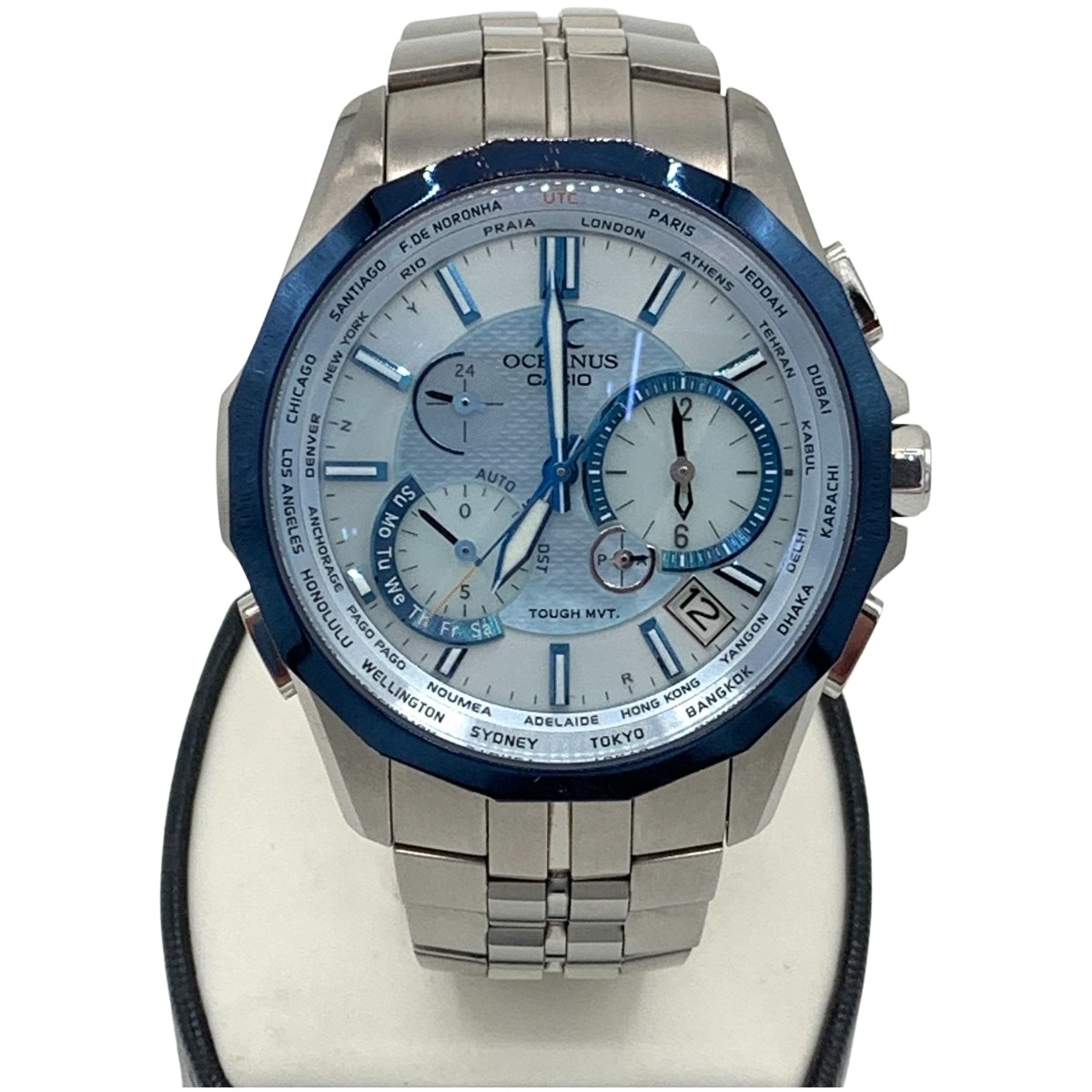 楽天市場】〇〇【中古】CASIO カシオ オシアナス マンタ ソーラー電波