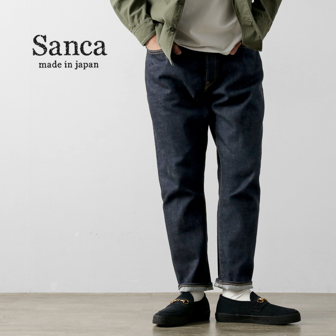 楽天市場】SANCA（サンカ） 15.5オンス デニムテーパード 5Pパンツ