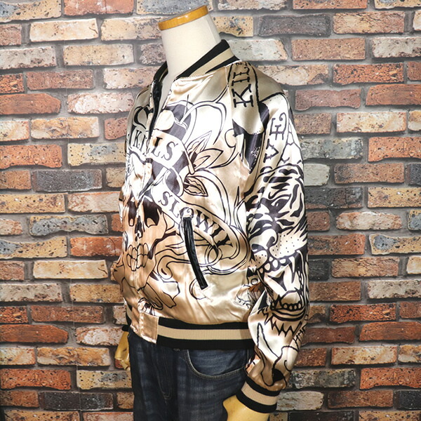 楽天市場】ED HARDY エドハーディー REVERSIBLE SOUVENIR JACKET