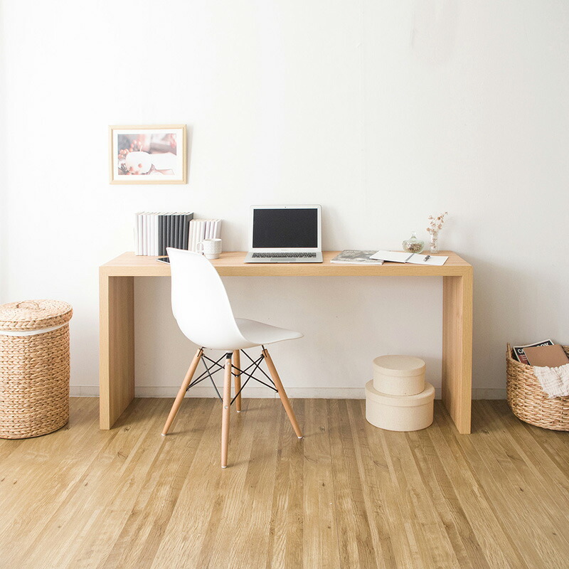 楽天市場】【1台単品】【150×40cm】【ナチュラル色】VSG15040DK 机 PC