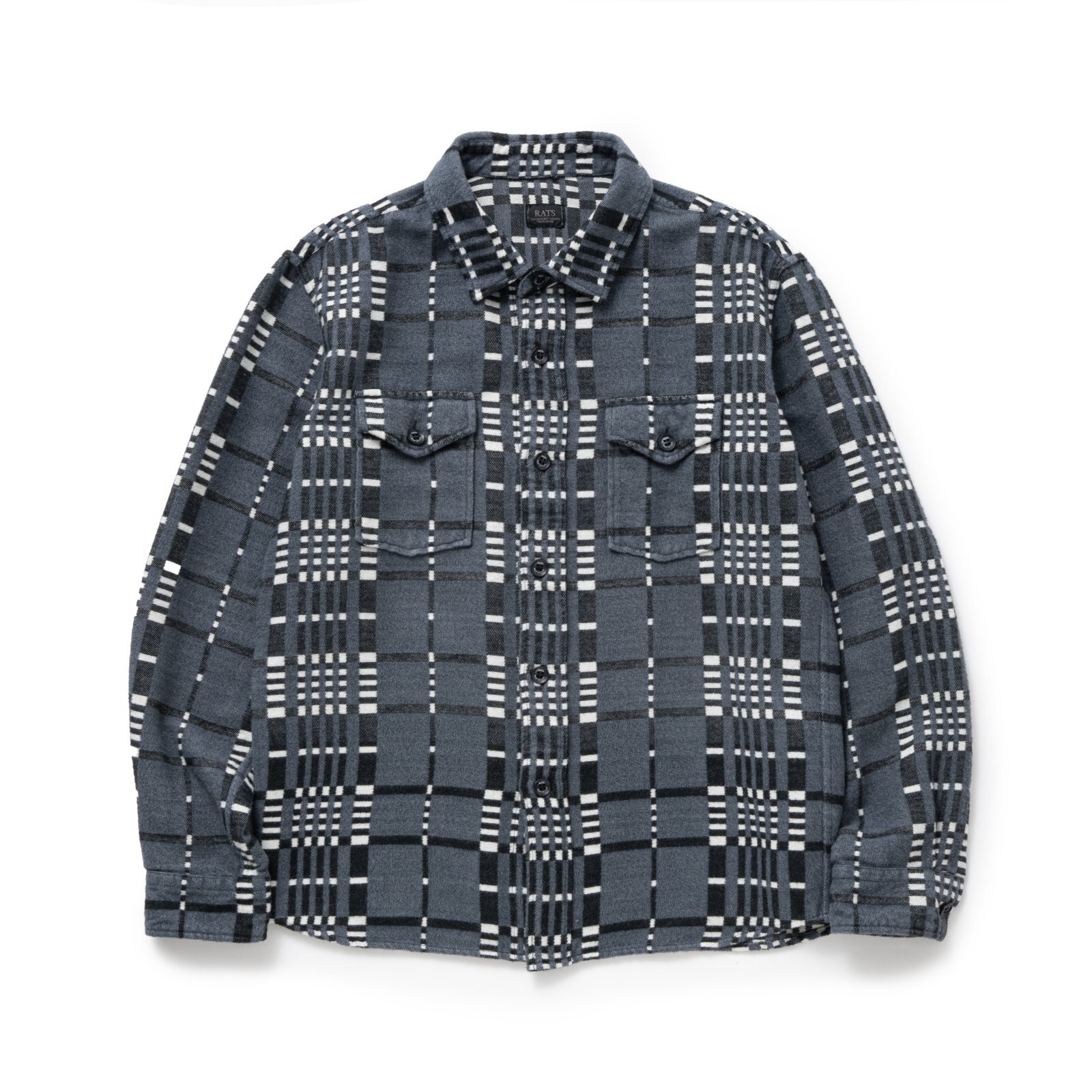 楽天市場】35%OFF【公式・正規取扱】 RATS ラッツ CR FLANNEL GRAY