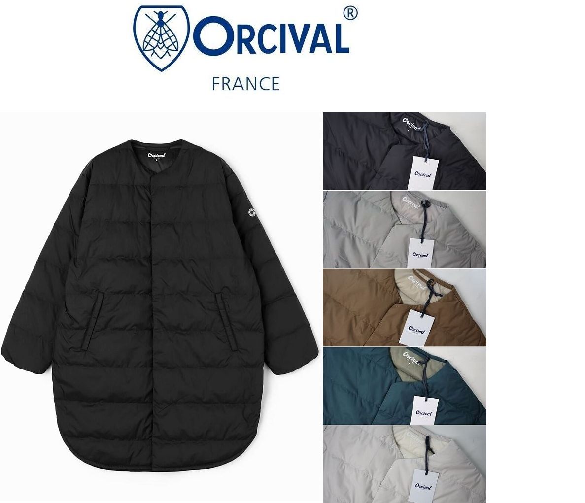 楽天市場】2023秋冬 ORCIVAL オーシバル オーチバル ライトダウン ノー