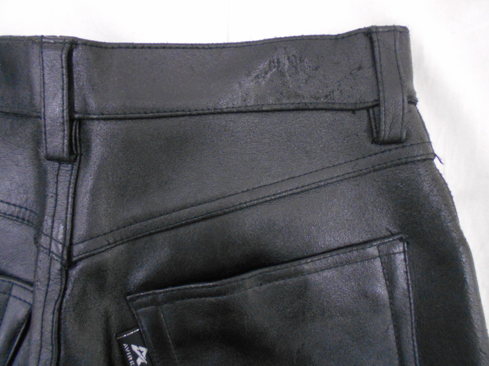 楽天市場】AVIREX/アヴィレックスレザーパンツ Black size:S : 浪漫遊