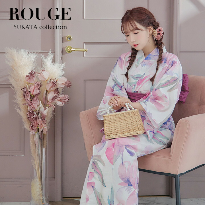 楽天市場】送料無料 【あす楽】【浴衣3点セット】スウィート水彩