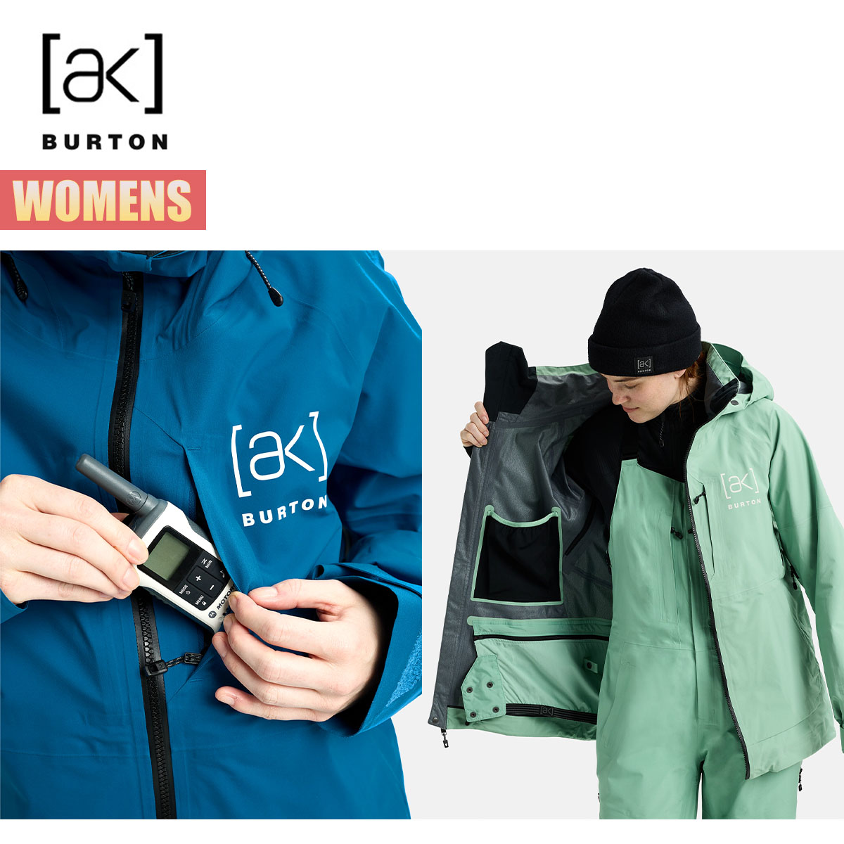楽天市場】バートン スノーボードウェア レディース ジャケット 25-26