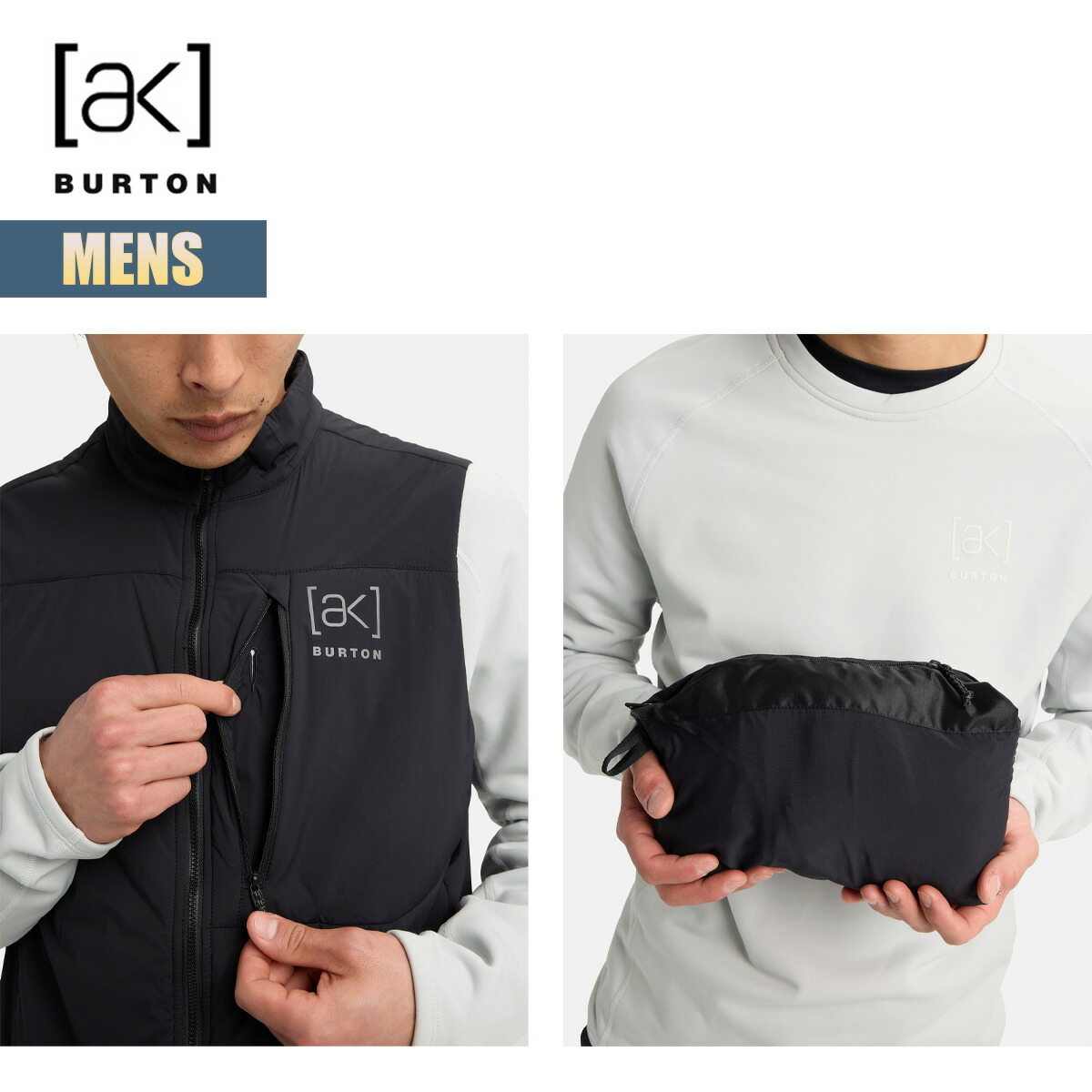 楽天市場】バートン ベスト メンズ 25-26 Burton [ak] ヘリウム