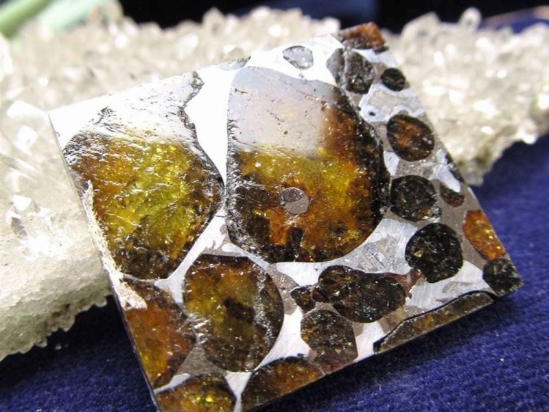 楽天市場】○【セリコ隕石（パラサイト隕石）原石 スライスプレート