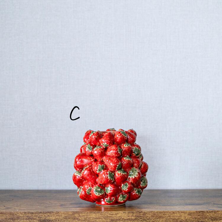 楽天市場】Despots(デスポッツ) Vase strawberry LL /L/M 花瓶 陶器