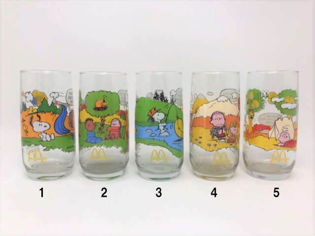 楽天市場】【中古】 McDonald's Glasses Camp Snoopy Collection