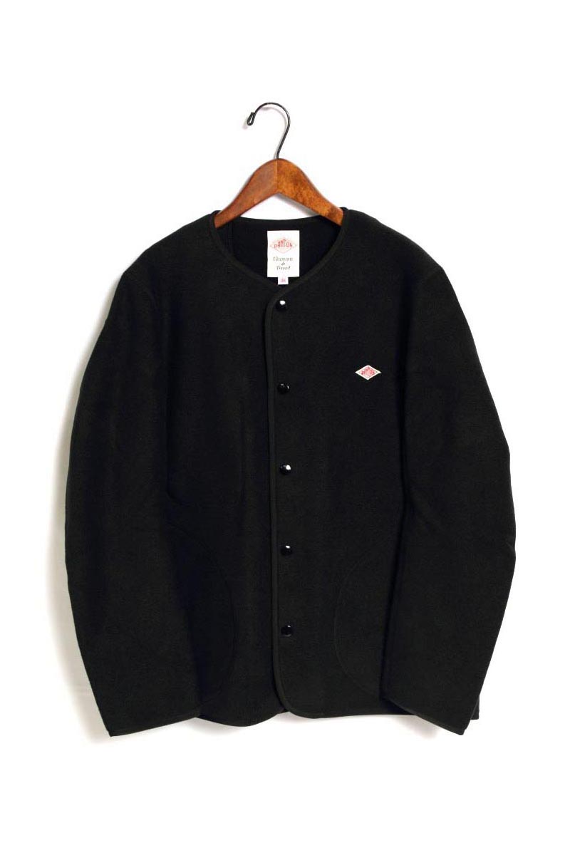 楽天市場】*メンズ DANTON ダントン ノーカラーフリースジャケット