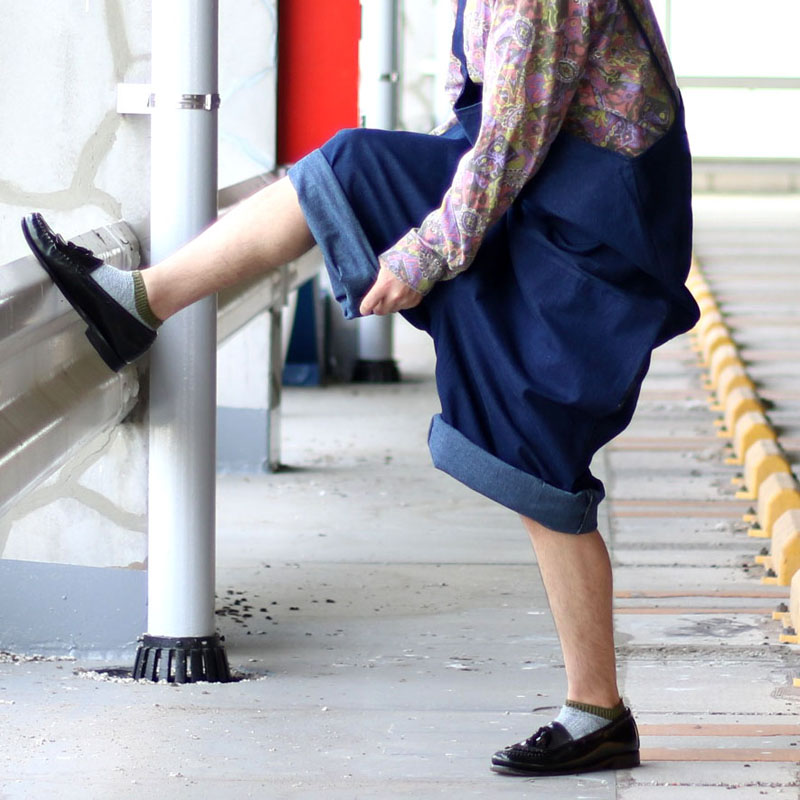 楽天市場】サルエル オーバーオール ビッグシルエット ワイドパンツ