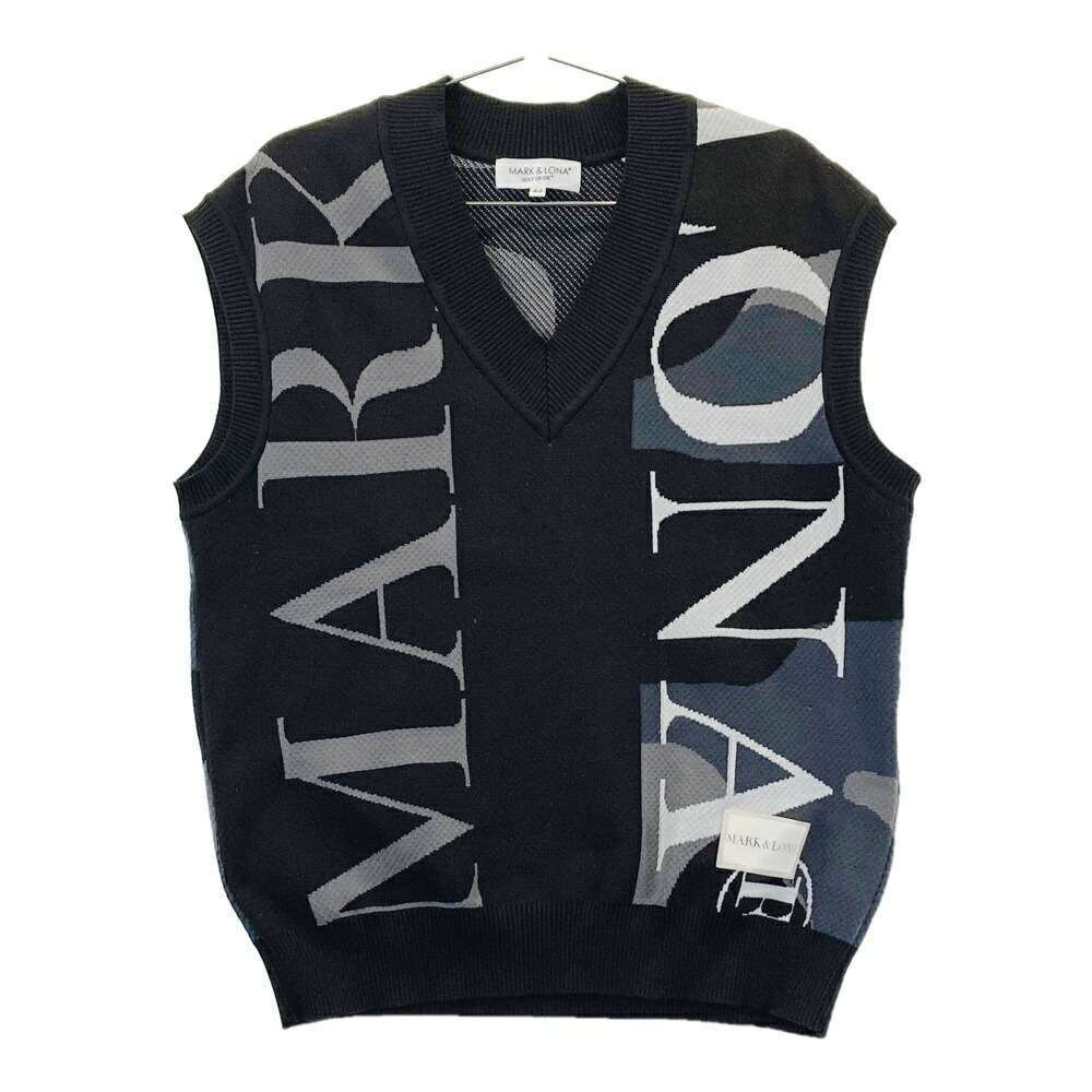 y*i様 ⛳️マークアンドロナ ♥️定番のバックスカル ニットベスト
