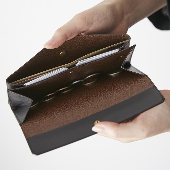 楽天市場】長財布 レディース 本革 小さめ ブランド メンズ かぶせ