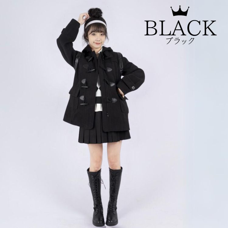 楽天市場】レディース ダッフルコート Pコート ブラック グレー