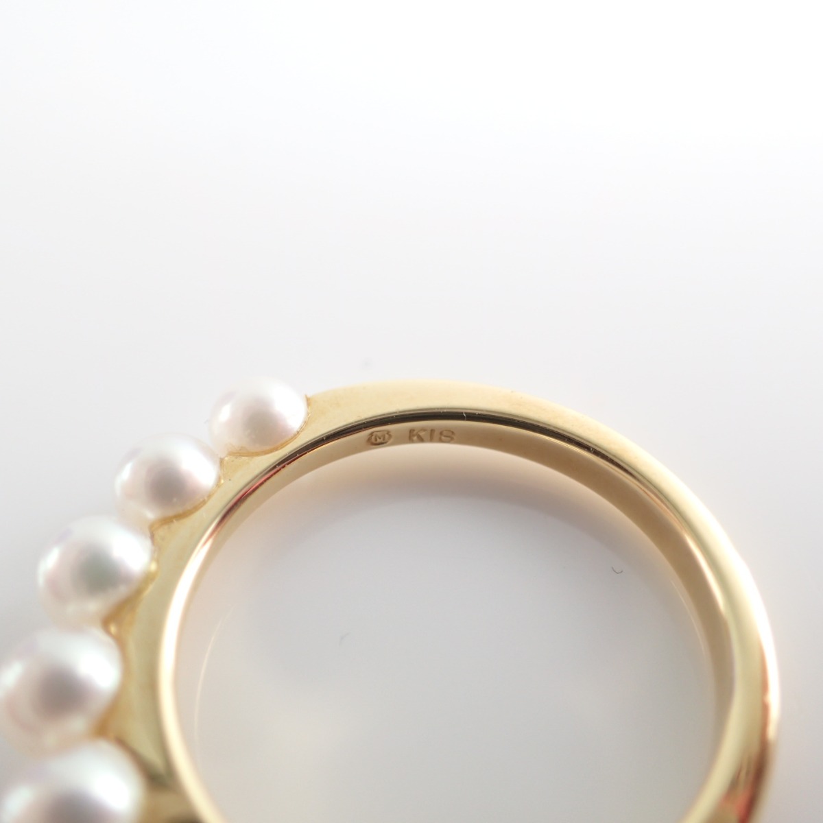 楽天市場】MIKIMOTOミキモト PR-1426K K18YG ベビーパール リング10号