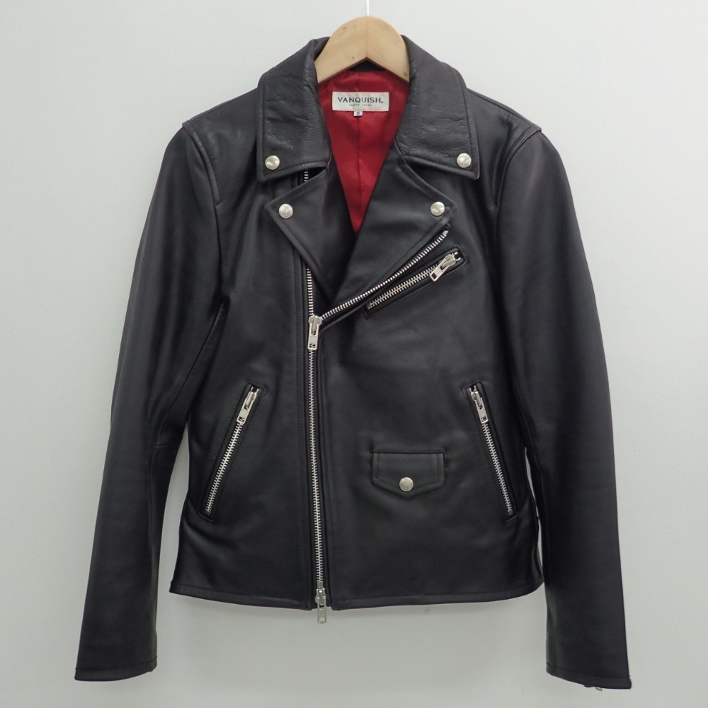 楽天市場】VANQUISH ヴァンキッシュ VJJ3068 カウレザーダブル