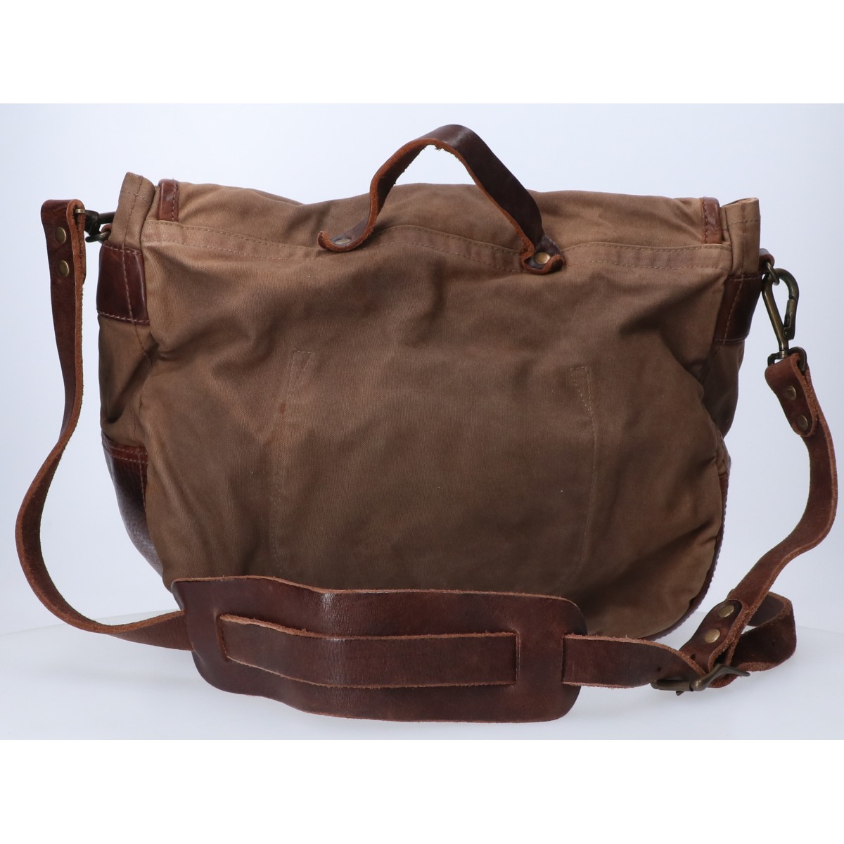 楽天市場】RRL ダブルアールエル キャンバス/レザー メッセンジャー