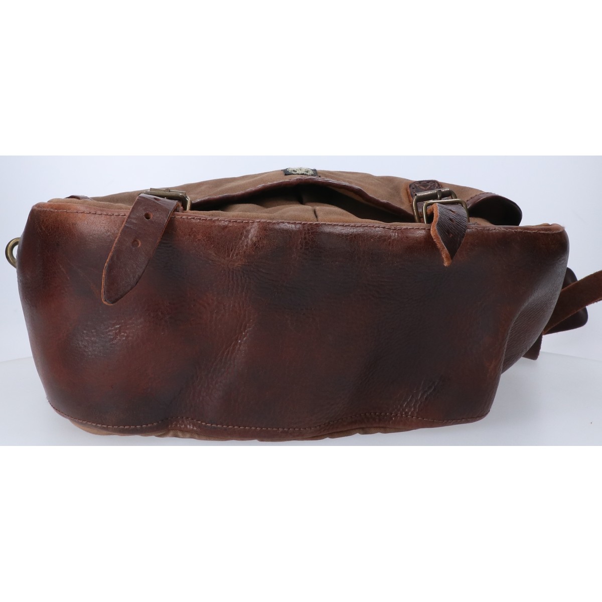 楽天市場】RRL ダブルアールエル キャンバス/レザー メッセンジャー