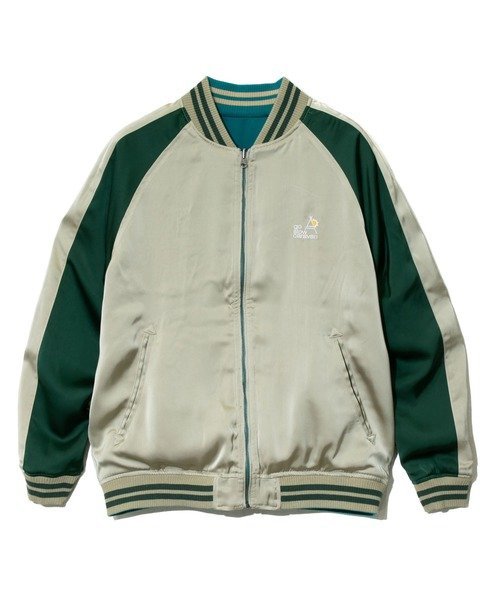 go slow caravan｜エステルサテンリバーシブルスーベニアJKT (MENS