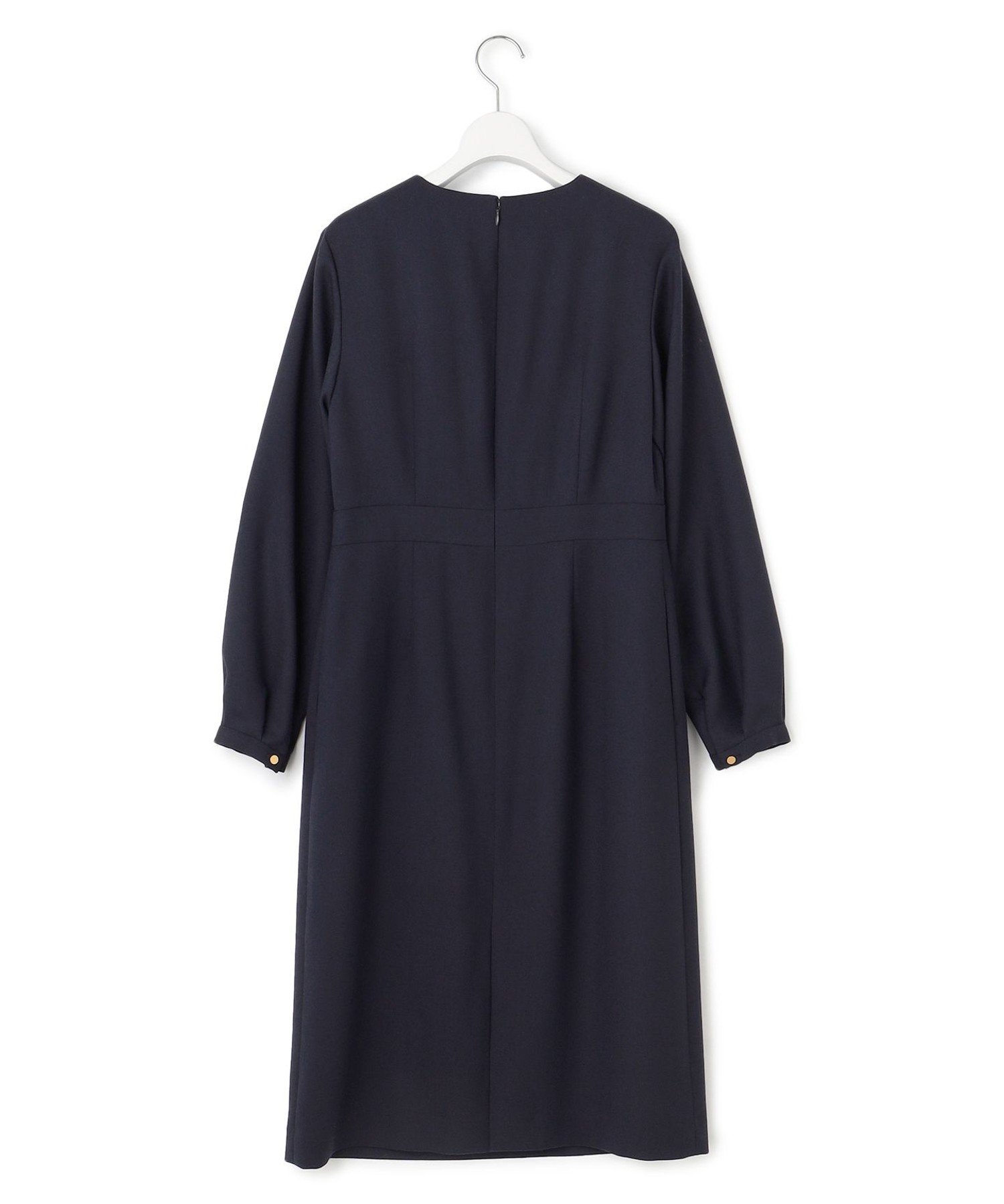 23区｜【洗える】ウールミックスジョーゼット ワンピース | Rakuten