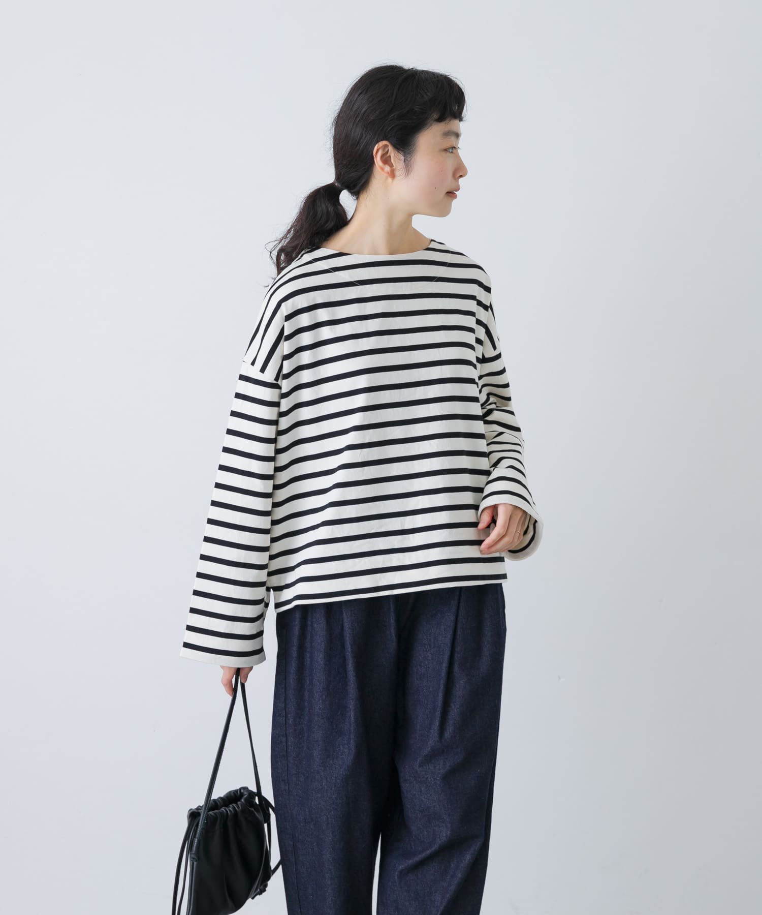 かぐれ｜コットンボートネックカットソー | Rakuten Fashion(楽天