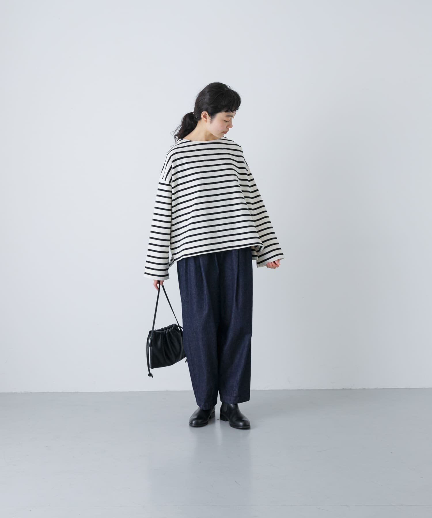 かぐれ｜コットンボートネックカットソー | Rakuten Fashion(楽天