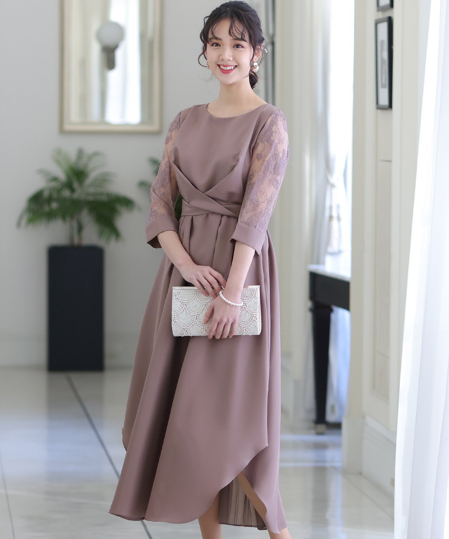 PourVous｜ワンピースお呼ばれ フォーマル結婚式パーティードレス