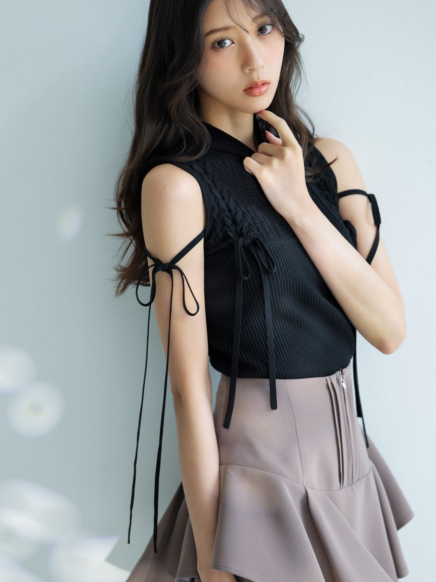 SNIDEL｜レイヤードフリルミニスカショーパン【SWFP255106追加生産分