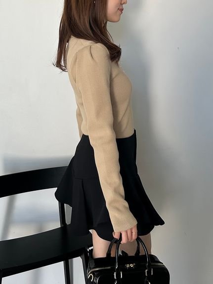 SNIDEL｜レイヤードフリルミニスカショーパン【SWFP255106追加生産分