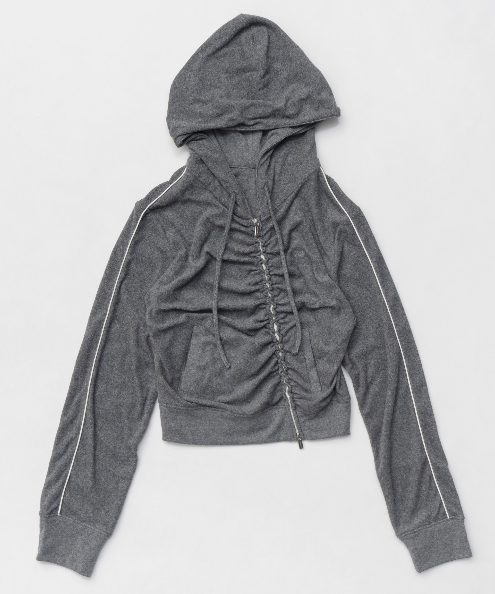 MAISON SPECIAL｜Gather Pile Fabric Short Length Hoodie | Rakuten