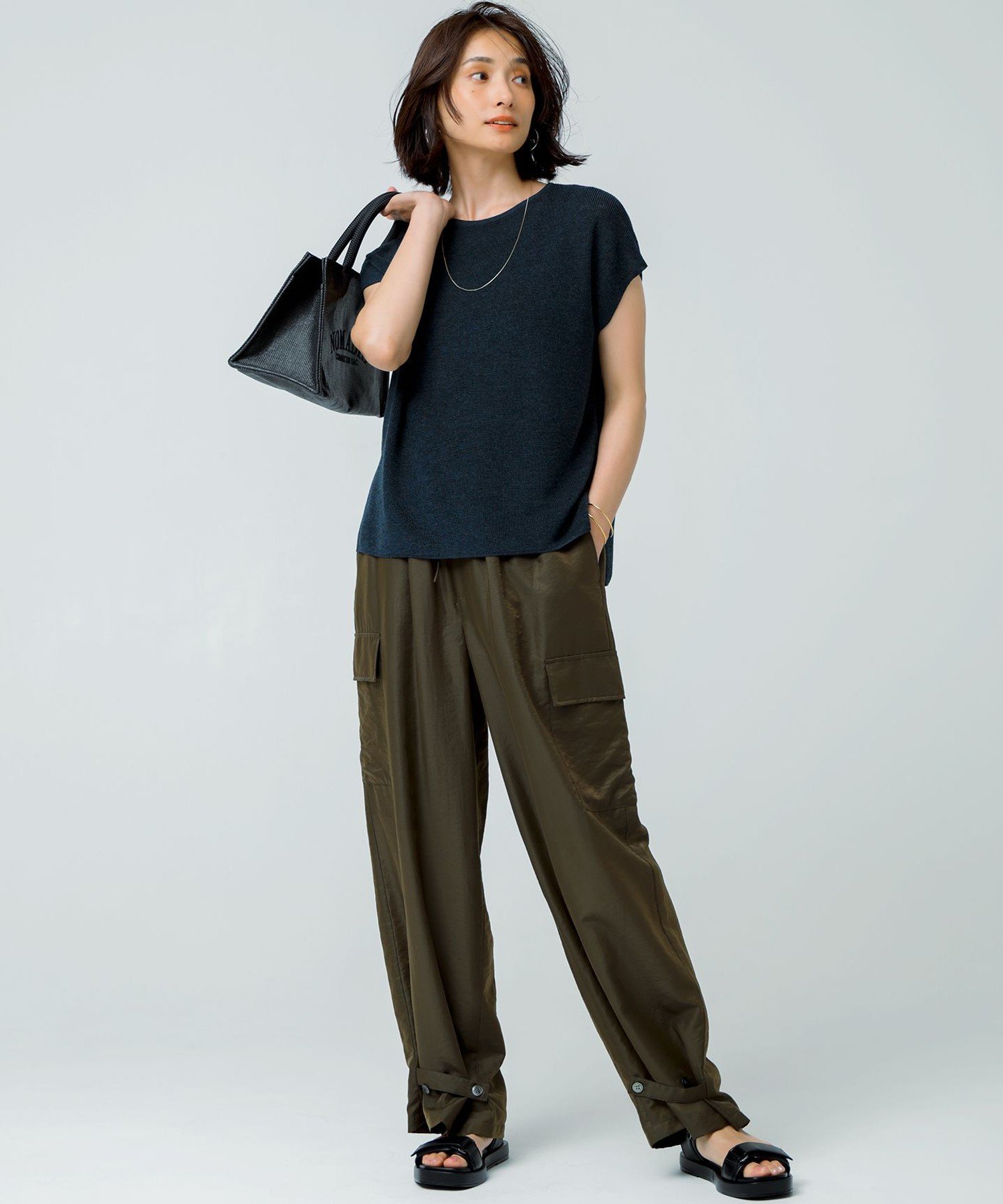 23区｜【SLOW/一部店舗限定】ブライトヴィンテージクロス カーゴパンツ