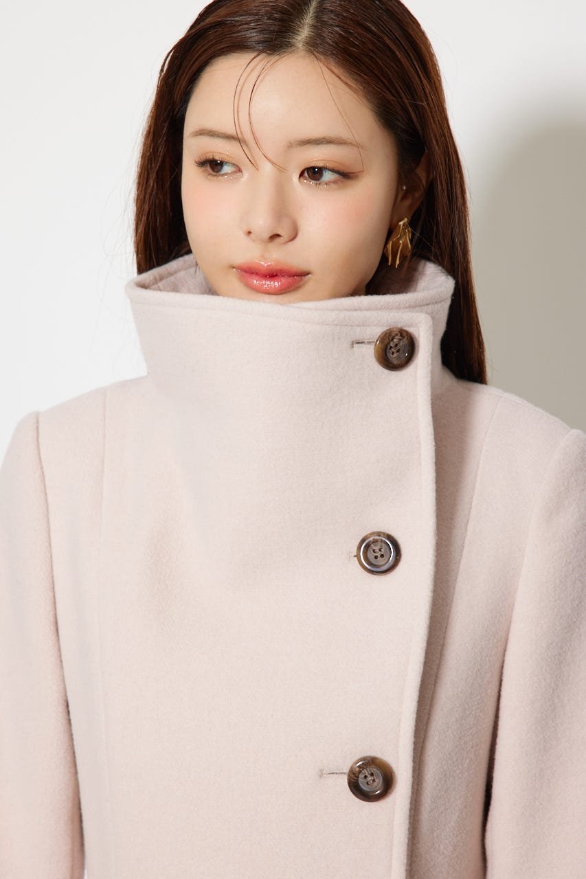 rienda｜25オーバーネックシンデレララインコート | Rakuten Fashion